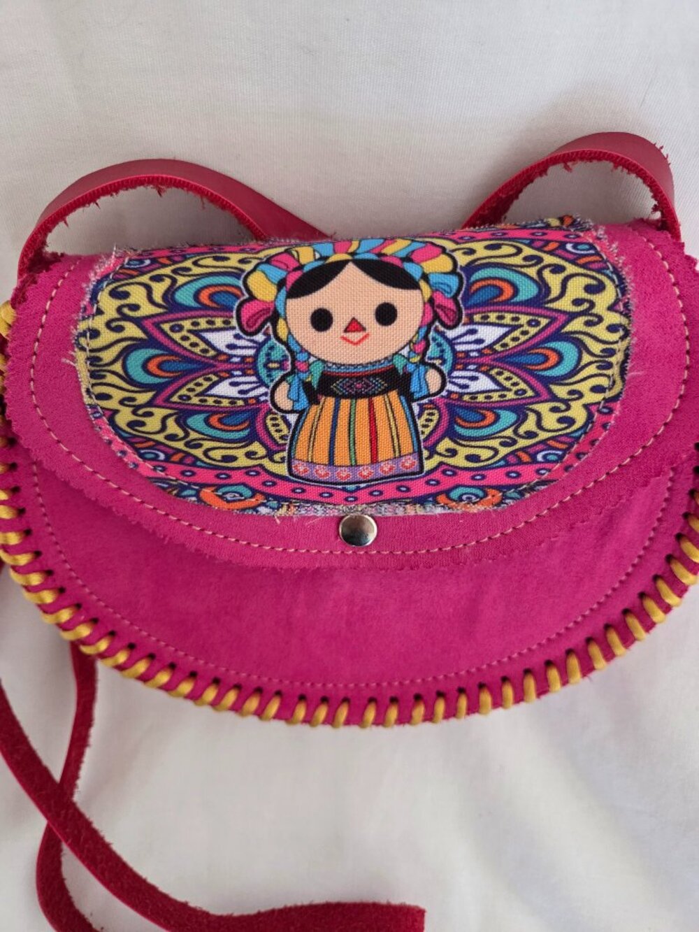 HANDMADE Mexican artisanal crossbody purse